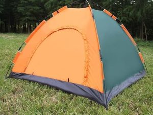 KRISHYAM Polyester Automatic Pop Up Camping Tent - Hydraulic Dome Tent for Camping, Hiking, Travel, Picnic, Fishing, Beach - Includes Carrybag (2 Person-Automatic Hydraulic Tent), Multicolor