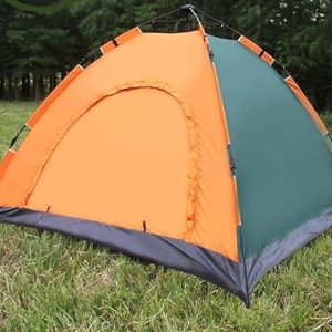 KRISHYAM Polyester Automatic Pop Up Camping Tent - Hydraulic Dome Tent for Camping, Hiking, Travel, Picnic, Fishing, Beach - Includes Carrybag (2 Person-Automatic Hydraulic Tent), Multicolor